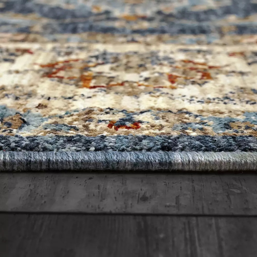 Dynamic Rugs Dakota 6640-599 Blue Multi Area Rug | Carpetmart.com