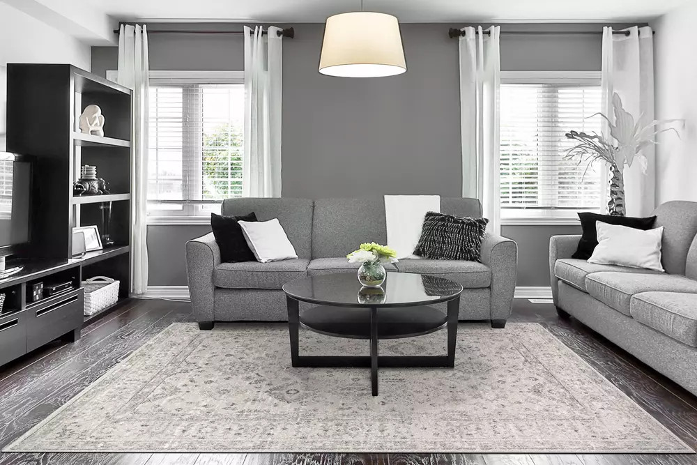 Dynamic Rugs Eclectic 6012-190 Cream Grey Area Rug | Carpetmart