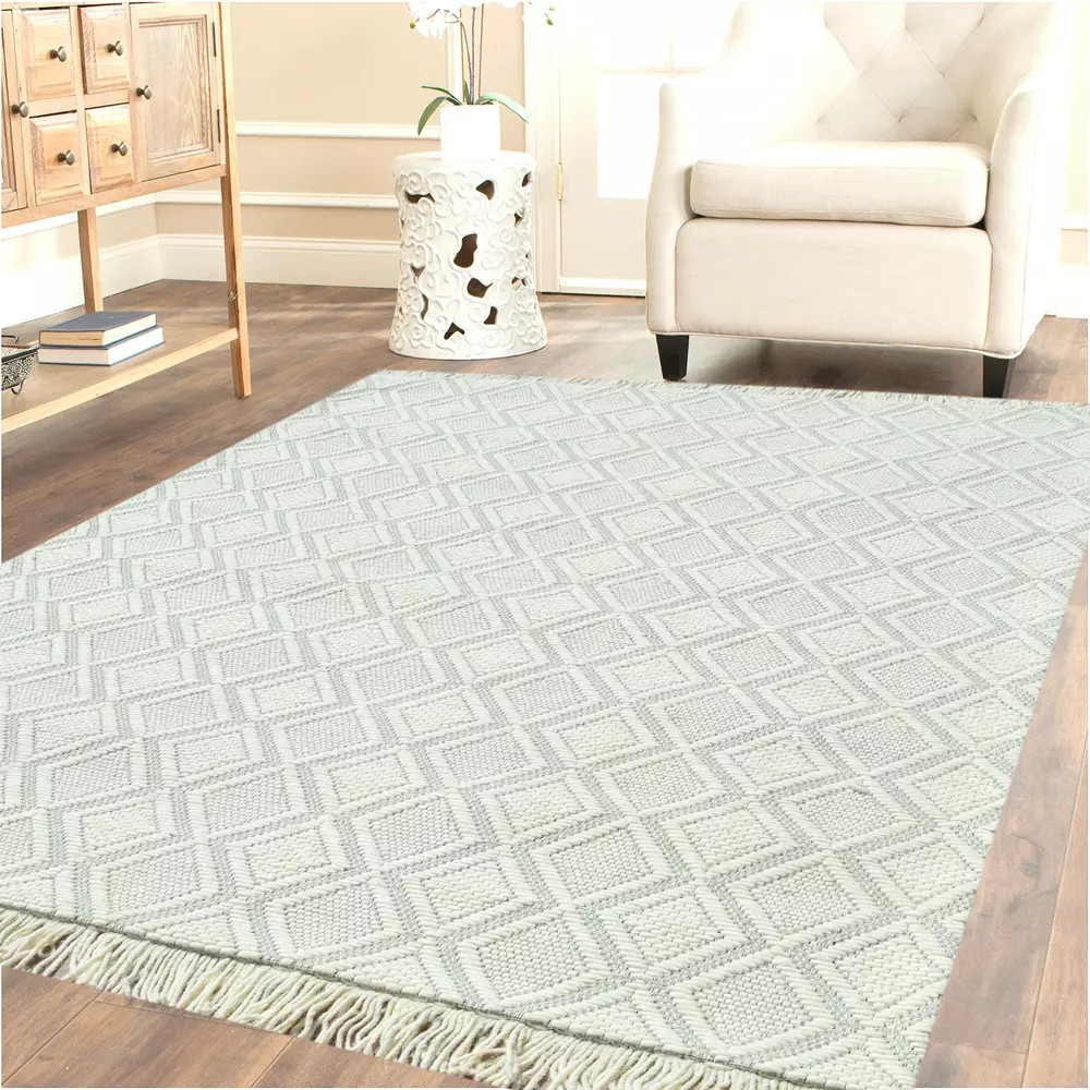 Dynamic Rugs Lola 2125-190 Ivory Light Grey Area Rug | Carpetmart