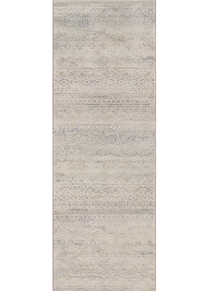 Couristan Easton 6822-6575 Capella Ivory Light Grey Runner Area Rug