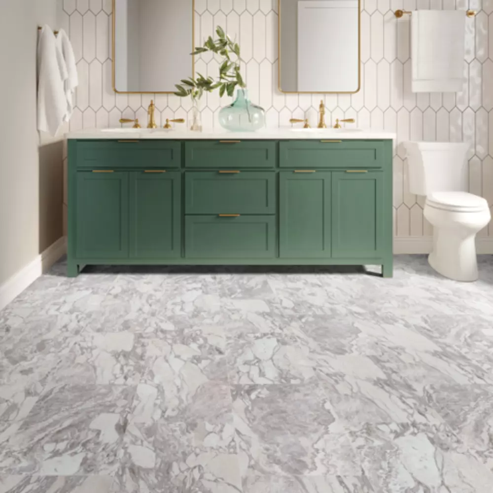 Nubrisa Arabescato Illusion 12" X 24" Luxury Vinyl Tile [Enter Image Type]