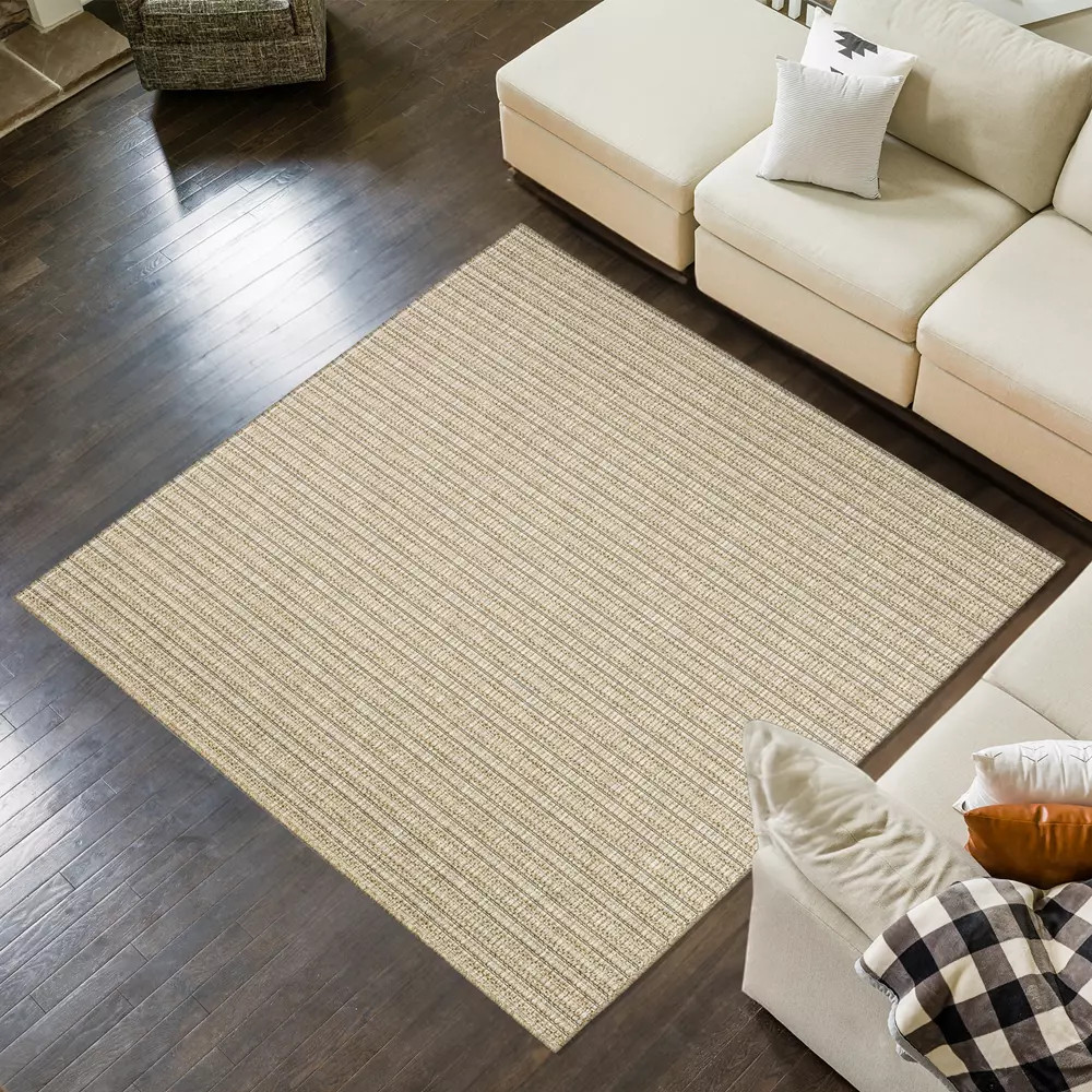 Dalyn Bali BB2 Beige Square Area Rug Room Scene