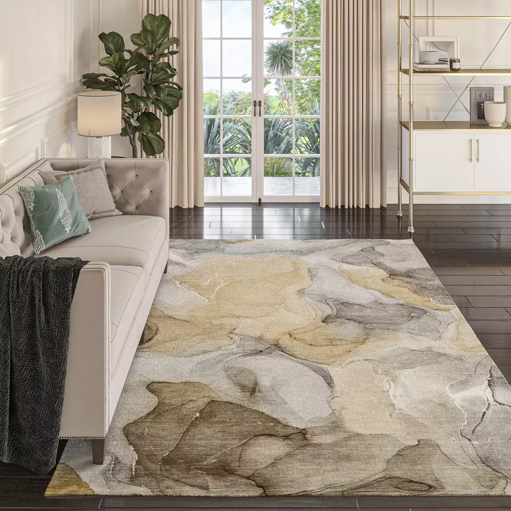 Dalyn Odyssey OY4 Taupe Area Rug - Carpet & Tile Mart