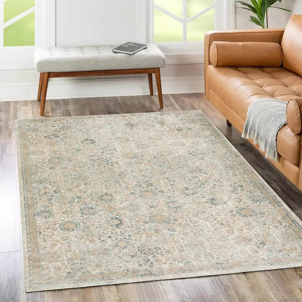 RG-3730 北欧ハートラグ 190×190cm Dalyn Regal RG5 Linen Area Rug | Carpetmart.com - Carpet & Tile Mart
