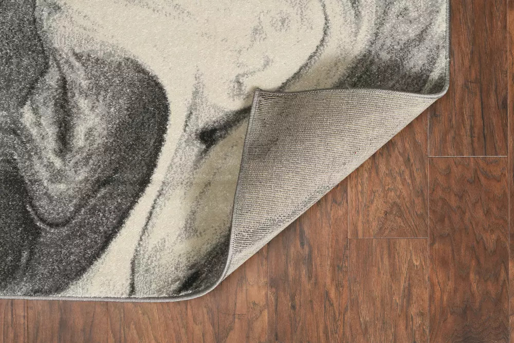 Kas Watercolors 6237 Grey Area Rug Back