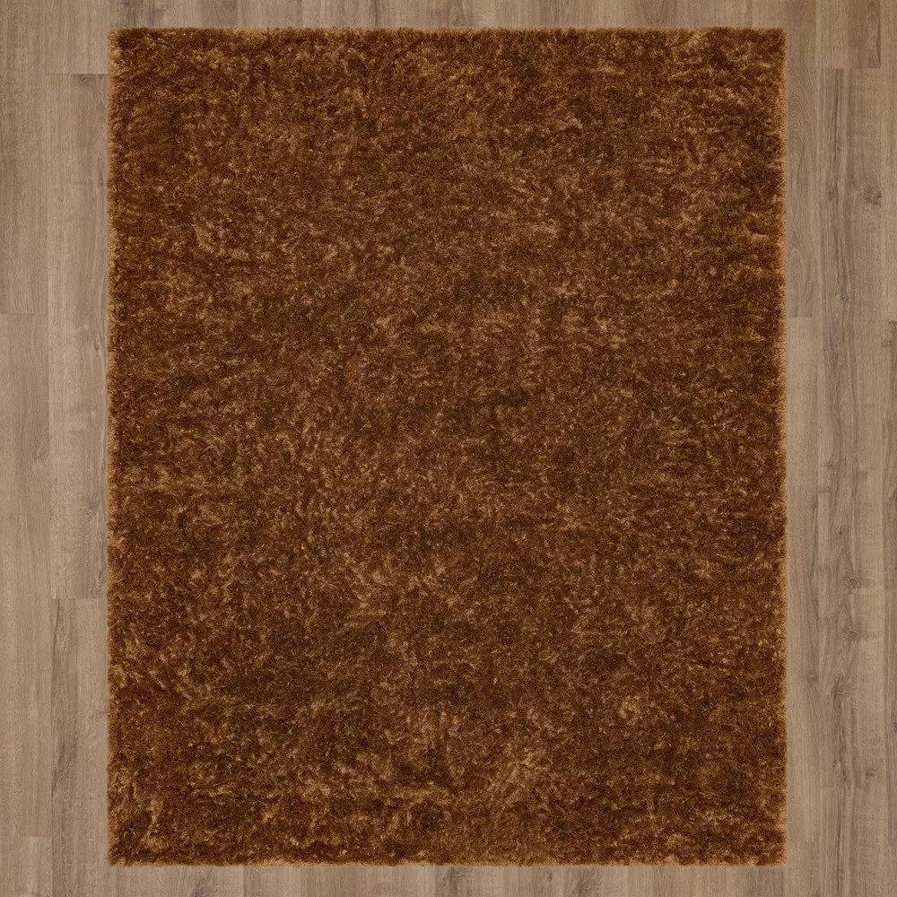 Karastan Billow Shag R1148-257 Rust Area Rug Image 2