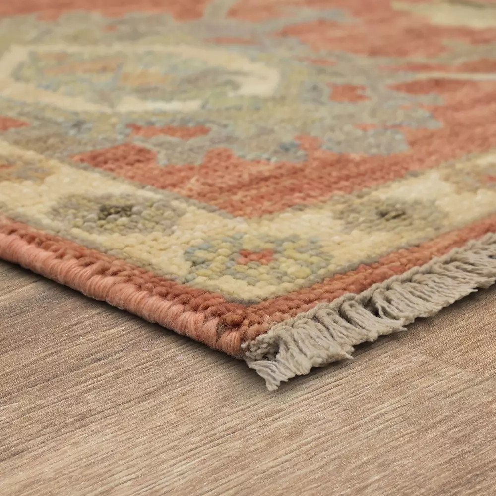 Karastan Cabrillo R1230-257 Andujar Rust Area Rug Corner