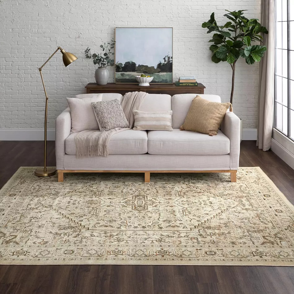 Karastan Divina R1151-131 Exalted Grey Area Rug | Carpetmart.com