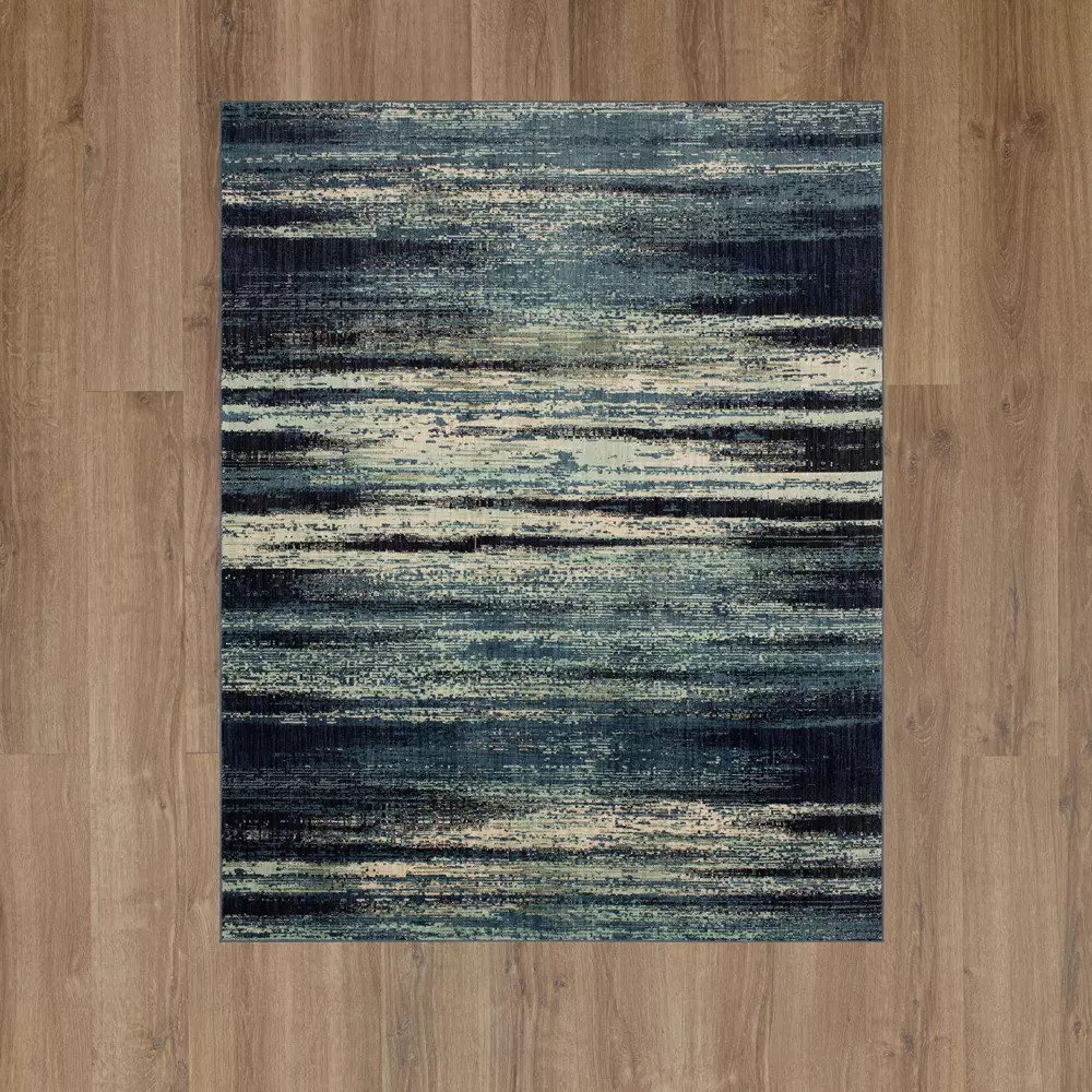 Karastan Elements 92507-50102 Geneva Indigo Area Rug Image 2