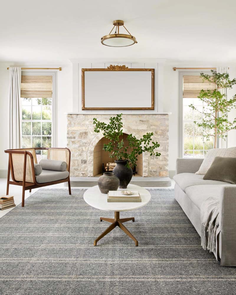 Caleb CAL-01 Mocha Taupe Area Rug - Carpet & Tile Mart
