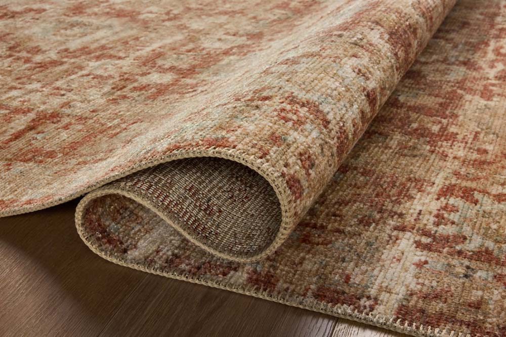 Loloi Heritage HER-03 Brick Multi Area Rug | Carpetmart.com