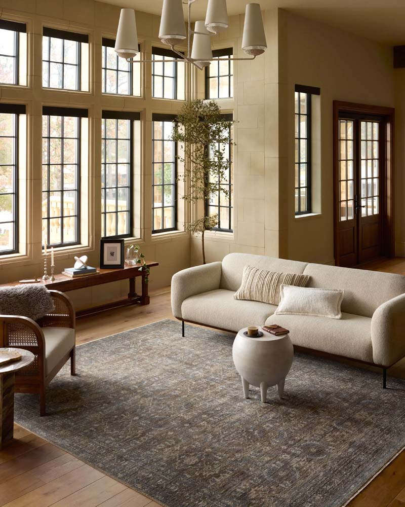 Loloi Heritage HER-14 Lagoon Tobacco Area Rug | Carpetmart.com