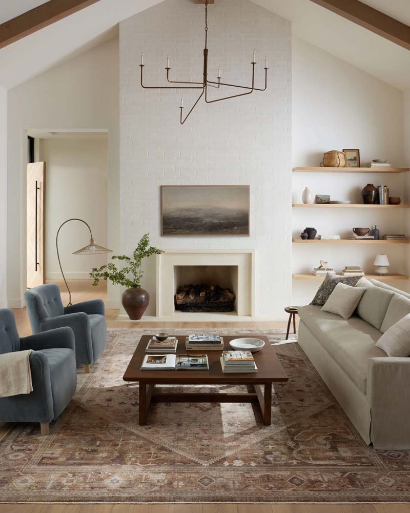 MYTONE RUG【L】：Iroha Loloi Lyra LYR-07 Natural Mocha Area Rug | Carpetmart.com - Carpet