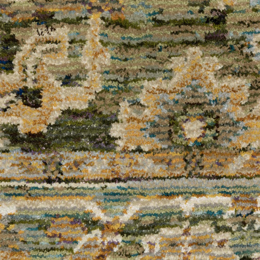 Oriental Weavers Andorra 2417B Green Gold Area Rug | Carpetmart