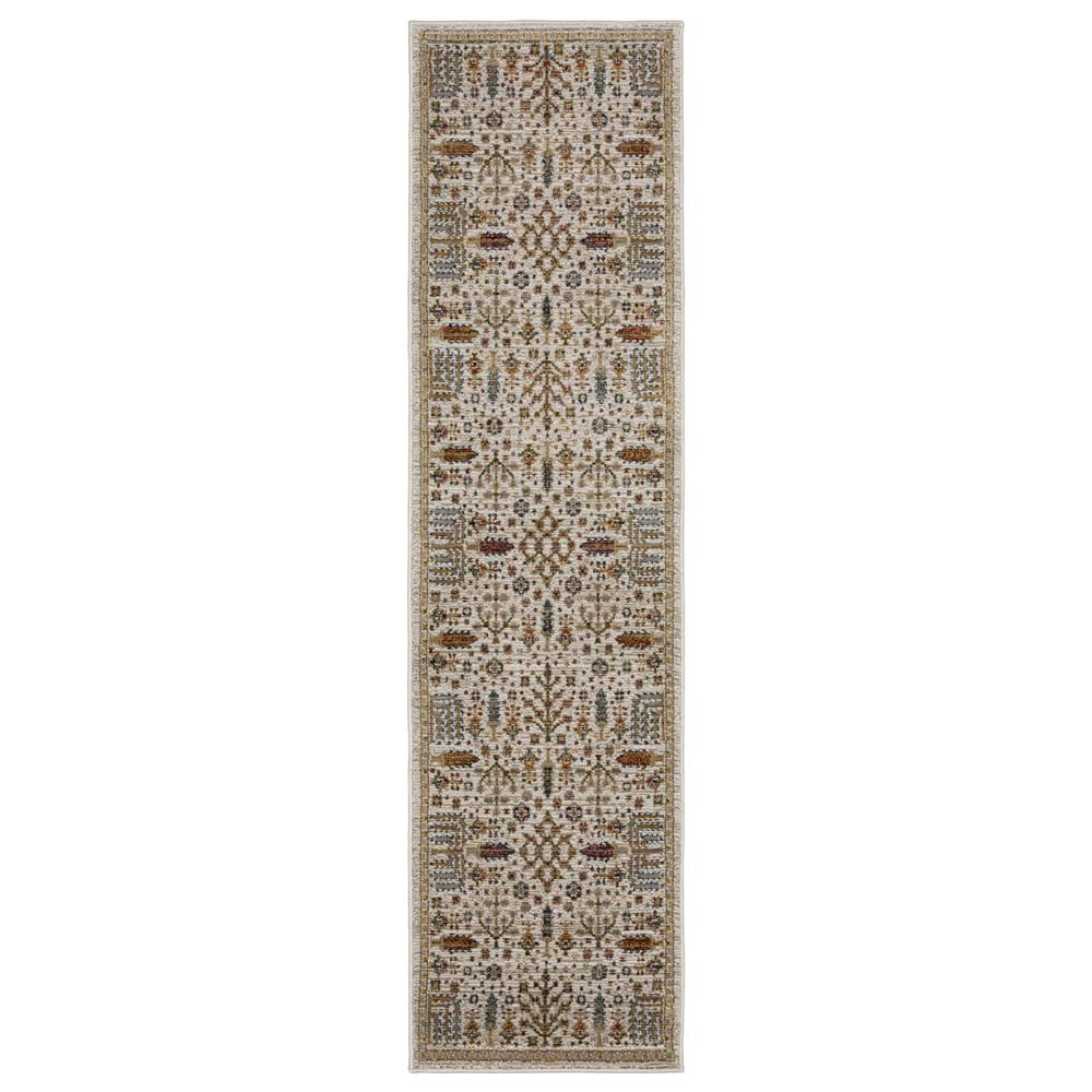 Oriental Weavers Andorra 2449B Ivory Multi Runner Area Rug