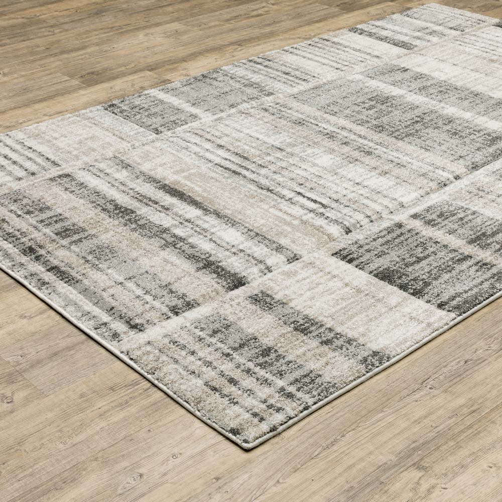 Oriental Weavers Cambria 55X Beige Charcoal Area Rug | Carpetmart