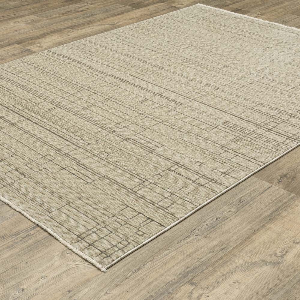 Oriental Weavers Capella CAP07 Beige Brown Area Rug | Carpetmart