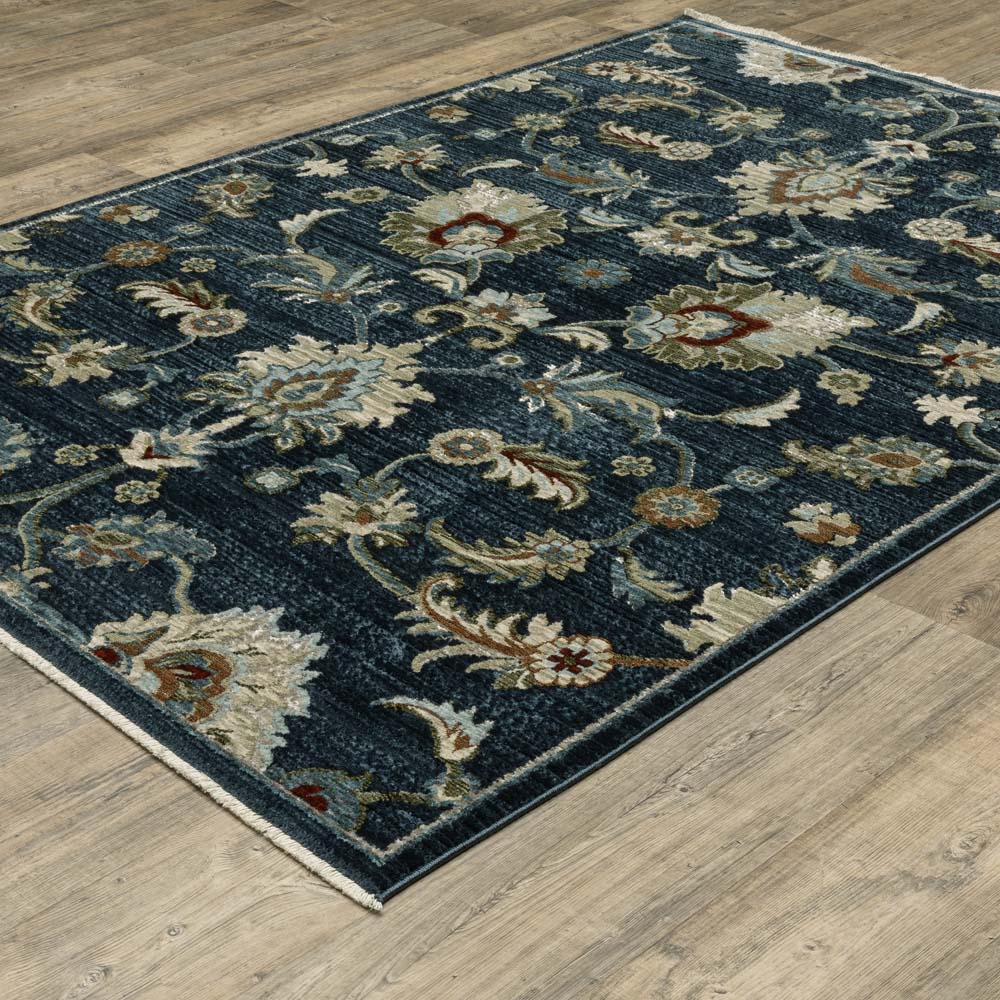 Oriental Weavers Capella CAP05 Blue Multi Area Rug | Carpetmart