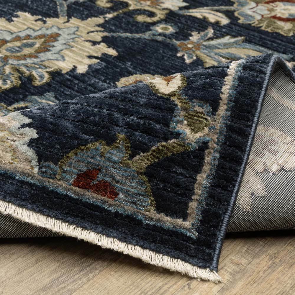 Oriental Weavers Capella CAP05 Blue Multi Area Rug | Carpetmart