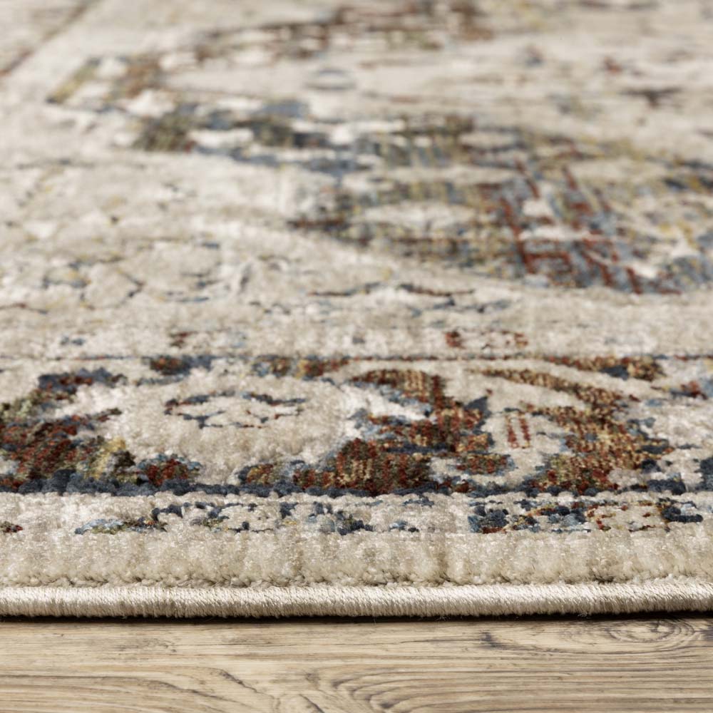 Oriental Weavers Capella CAP12 Beige Multi Area Rug | Carpetmart