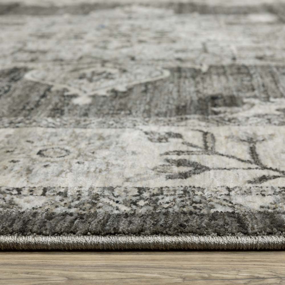 Oriental Weavers Chamberlain CH08B Grey Beige Area Rug Pile