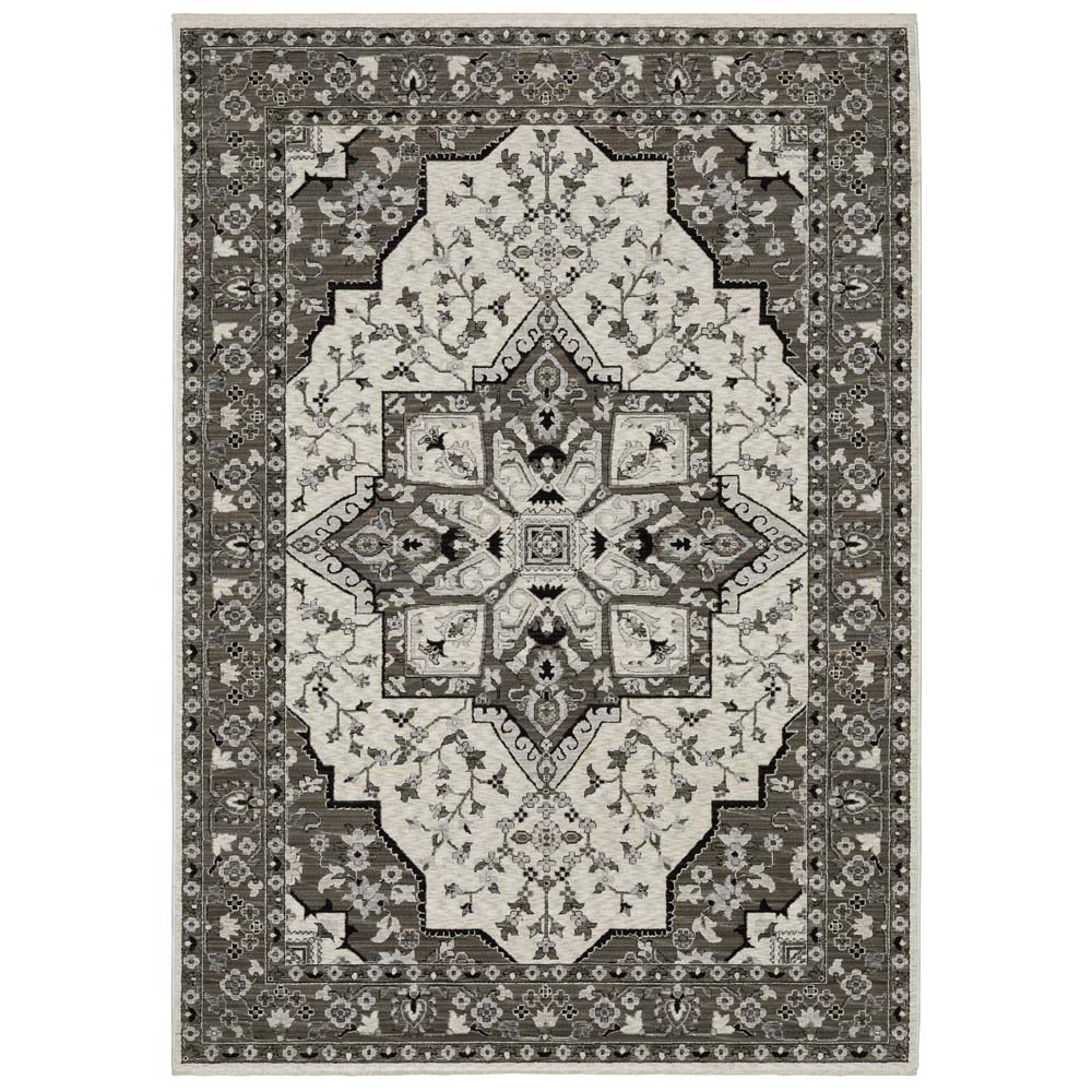 Oriental Weavers Chamberlain CH09A Ivory Grey Area Rug