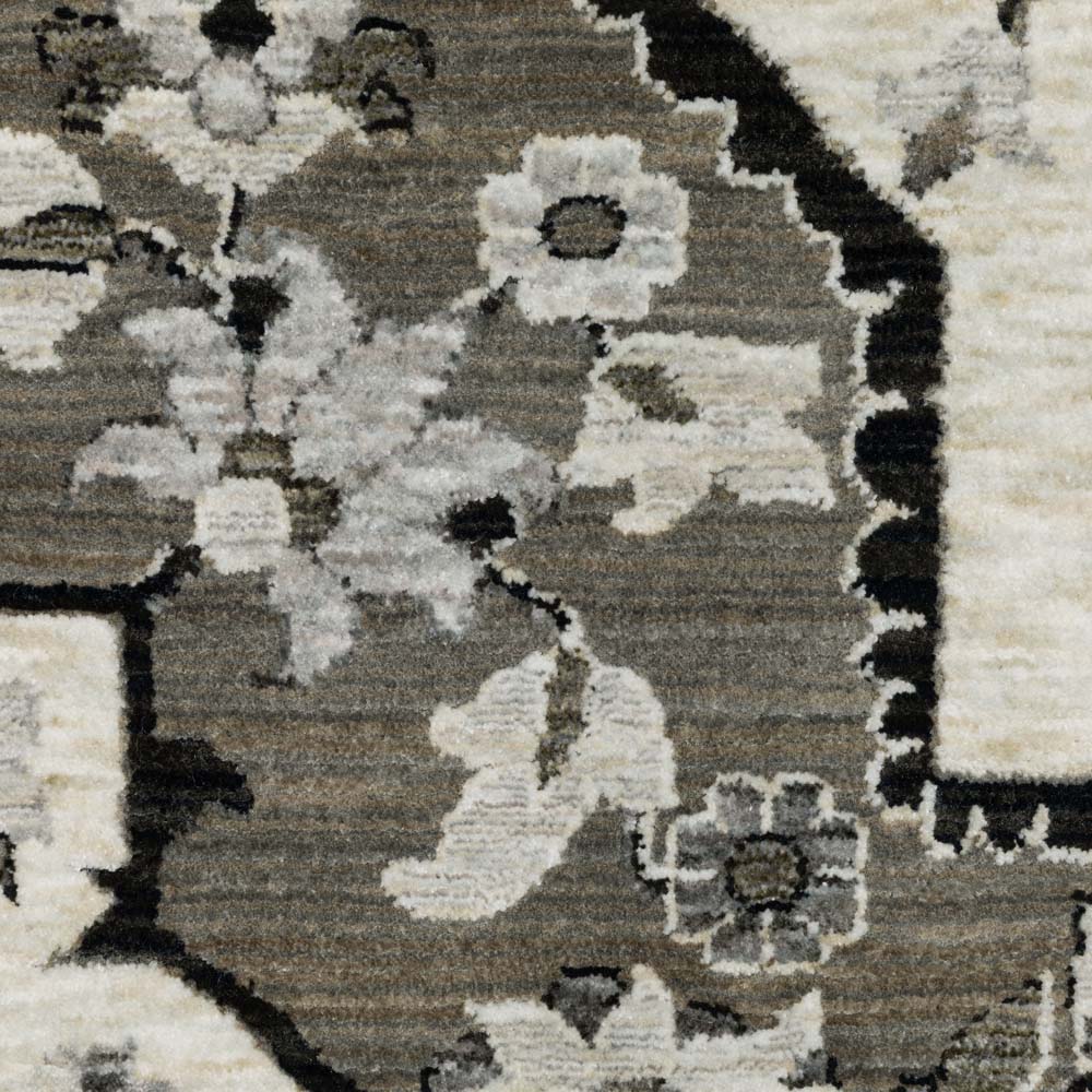 Oriental Weavers Chamberlain CH09A Ivory Grey Area Rug Zoom