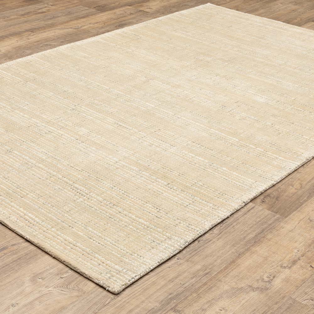 Oriental Weavers Circa CIR03 Beige Ivory Area Rug Angle
