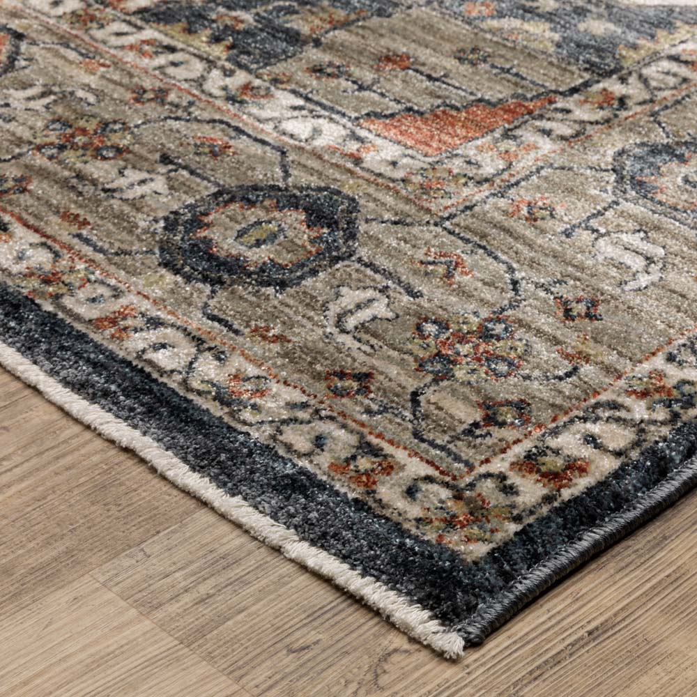Oriental Weavers Eliana ELI07 Brown Blue Area Rug | Carpetmart.com