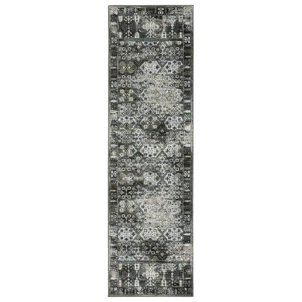 Oriental Weavers Gemini 70N Charcoal Grey Area Rug | Carpetmart