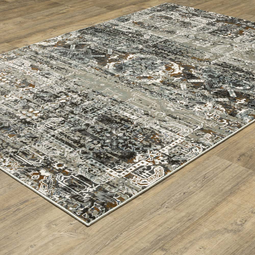 Oriental Weavers Gemini 2060V Charcoal Multi Area Rug | Carpetmart