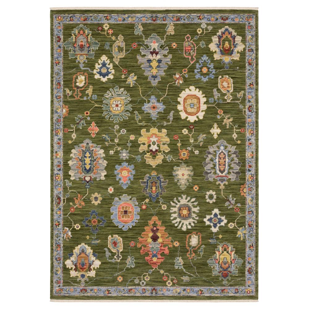 Oriental Weavers Lucca Green Multi Rug - Carpet & Tile Mart