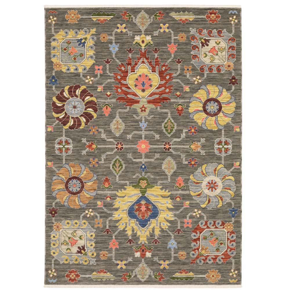 Oriental Weavers Lucca 8111K Grey Multi Area Rug