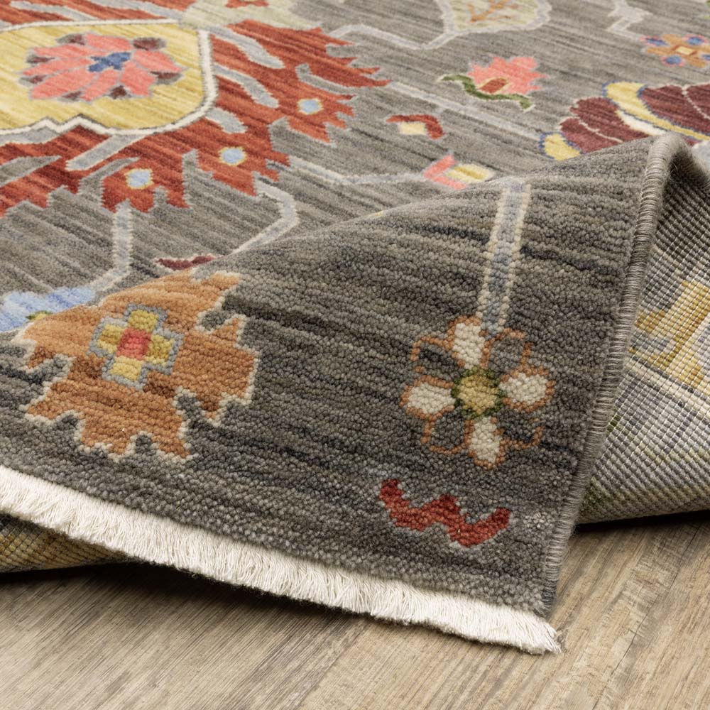Oriental Weavers Lucca 8111K Grey Multi Area Rug Wave