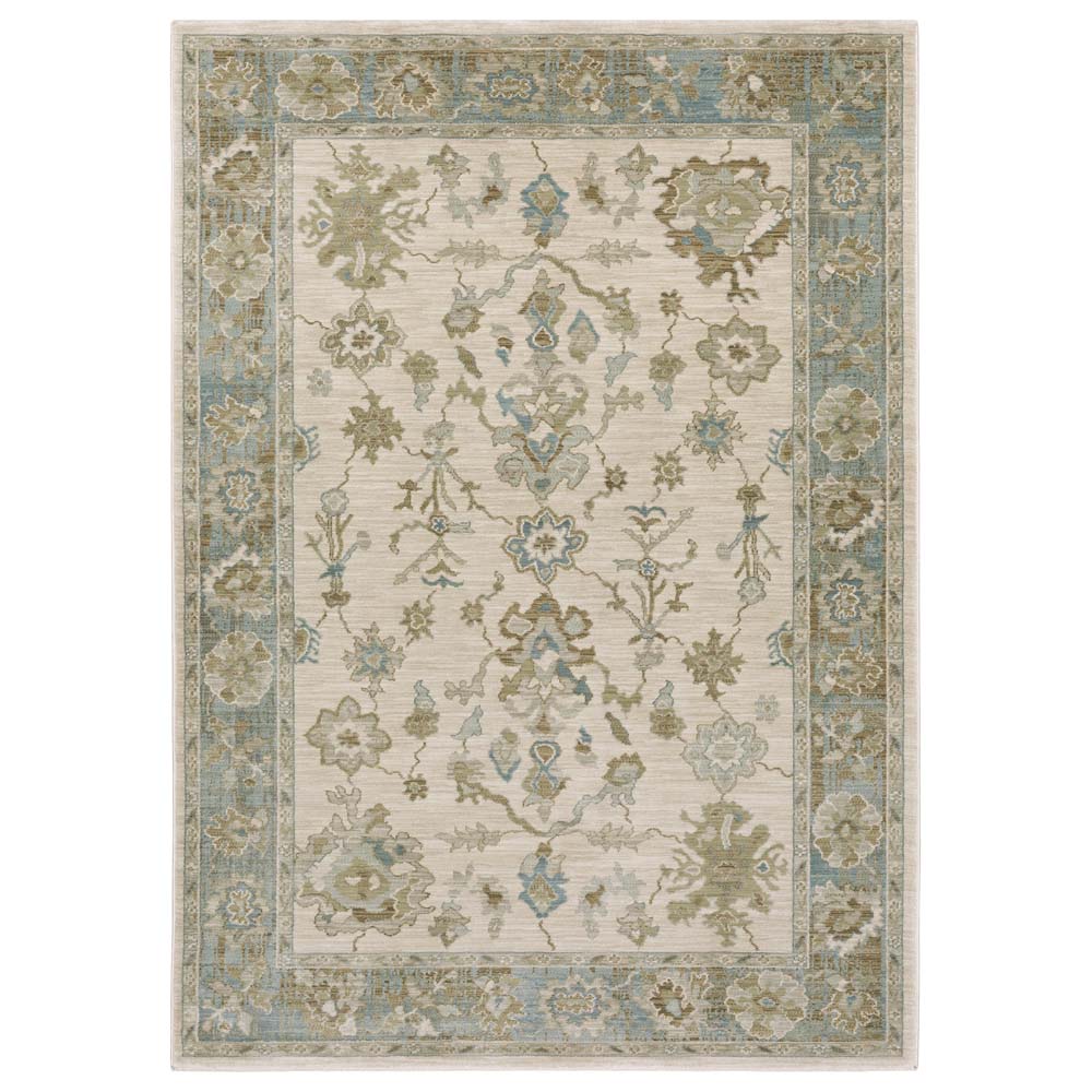 Oriental Weavers Maeve MAE10 Beige Blue Area Rug | Carpetmart.com