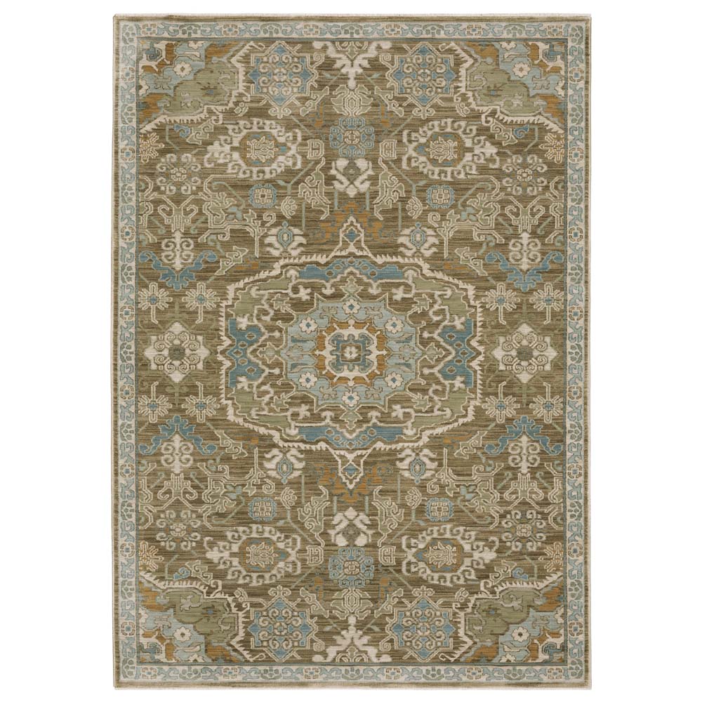 Oriental Weavers Maeve MAE13 Brown Blue Area Rug | Carpetmart.com