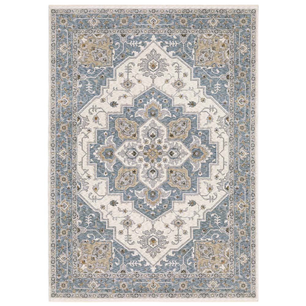 Oriental Weavers Maharaja 51F Blue Ivory Area Rug | Carpetmart.com