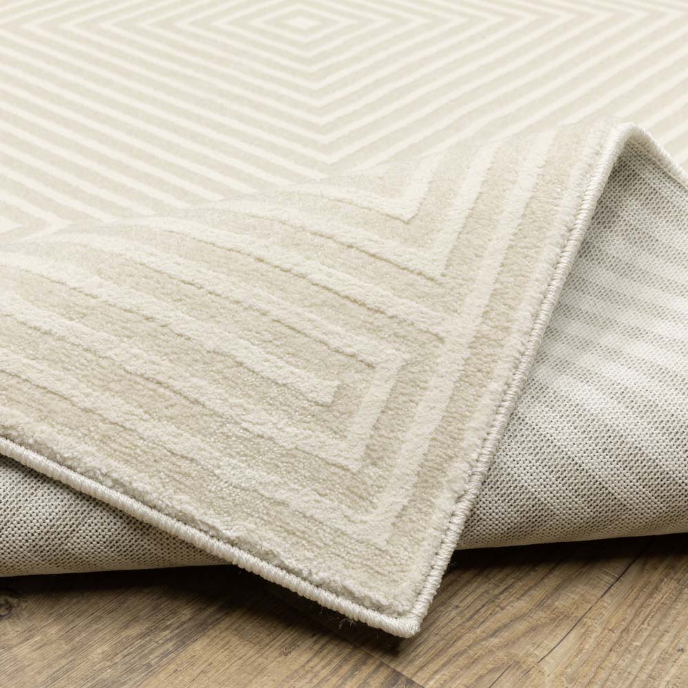 Oriental Weavers Raylan RAY04 Ivory Area Rug Wave