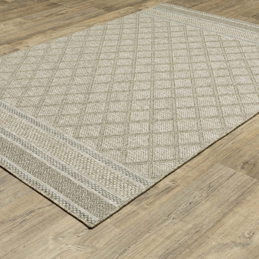 Oriental Weavers Tortuga TR10A Beige Black Area Rug | Carpetmart