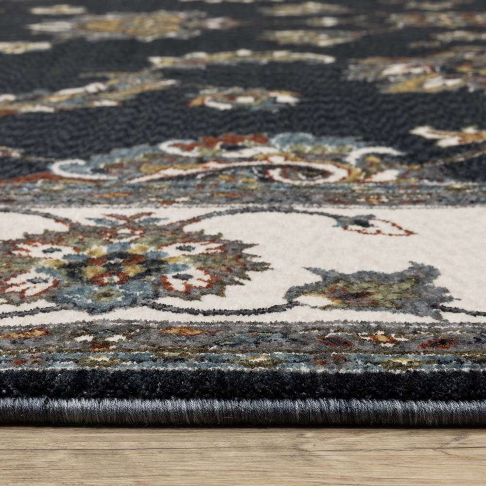 Oriental Weavers Vivian VI01B Navy Ivory Area Rug | Carpetmart.com