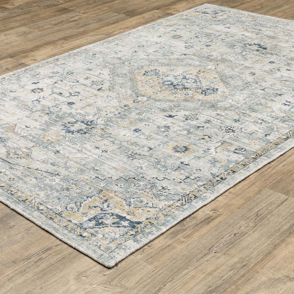 Oriental Weavers Windham WIN03 Ivory Gold Area Rug | Carpetmart