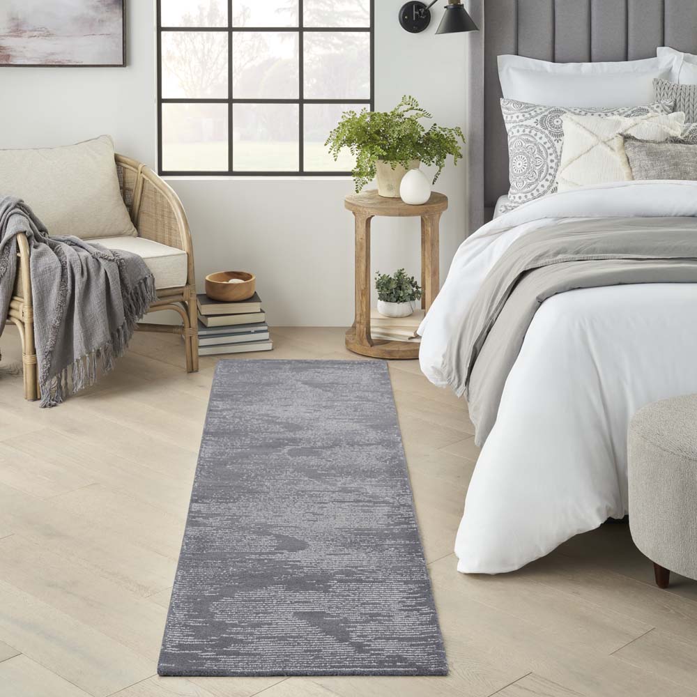 Michael Amini MA30 Star SMR02 Blue Area Rug Detail