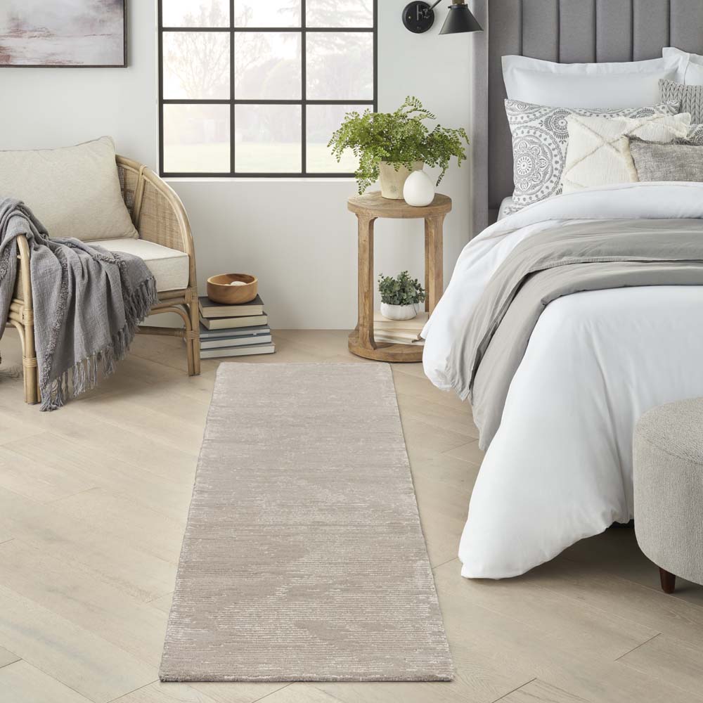 Michael Amini MA30 Star SMR02 Taupe Ivory Area Rug Detail