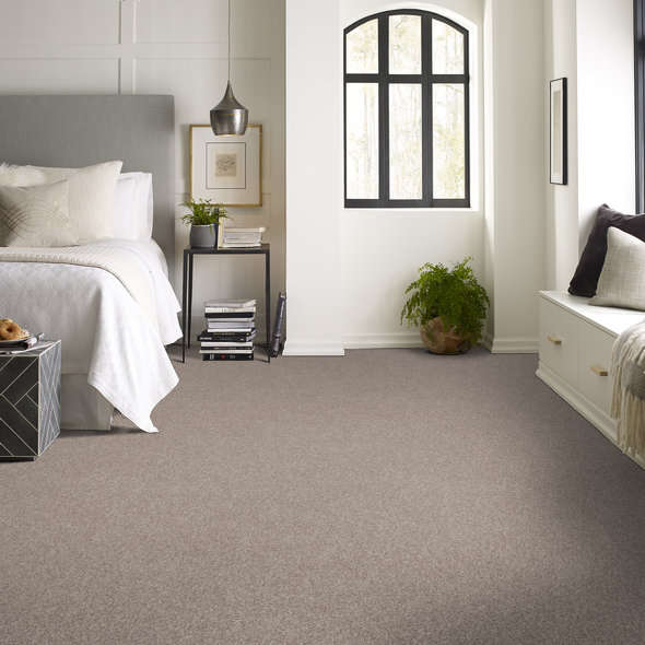 Shaw Inlet Shore II 15' - Pale Ecru Carpet Room Scene