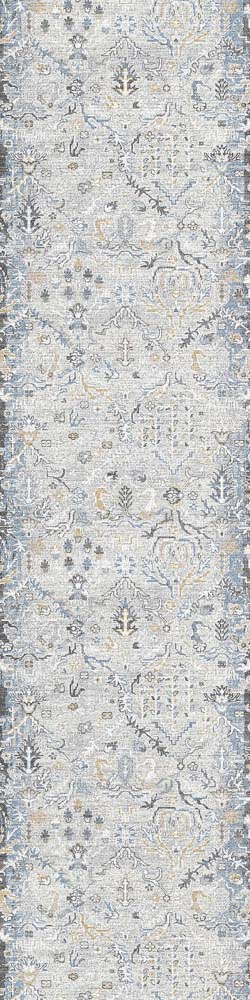 Dynamic Rugs Annalise 7602-199 Cream Multi 2'2" (26") Wide Hall and Stair Runner
