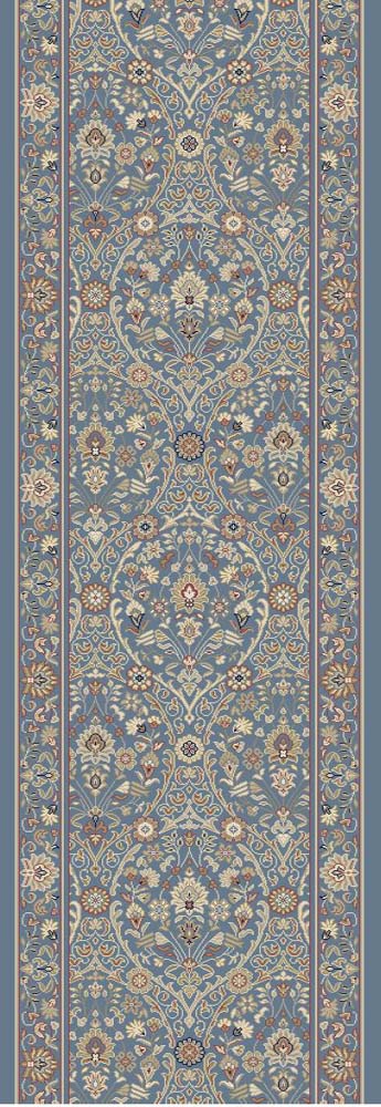 Dynamic Rugs Brilliant 7278-900 Slate Multi 2'9" (33") Wide Hall and Stair Runner