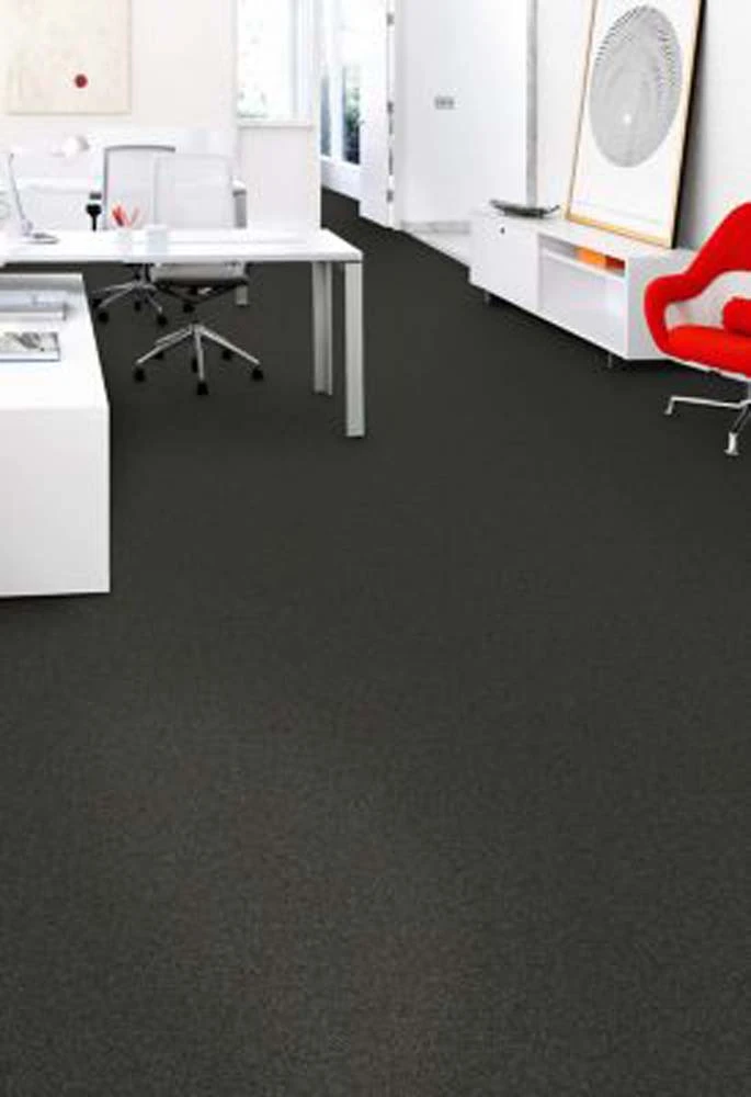 Mohawk Rule Breaker - Charcoal Carpet Tile Room Scene