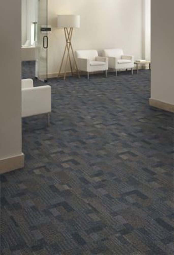Mohawk Cityscope - River Landing Carpet Tile Room Scene