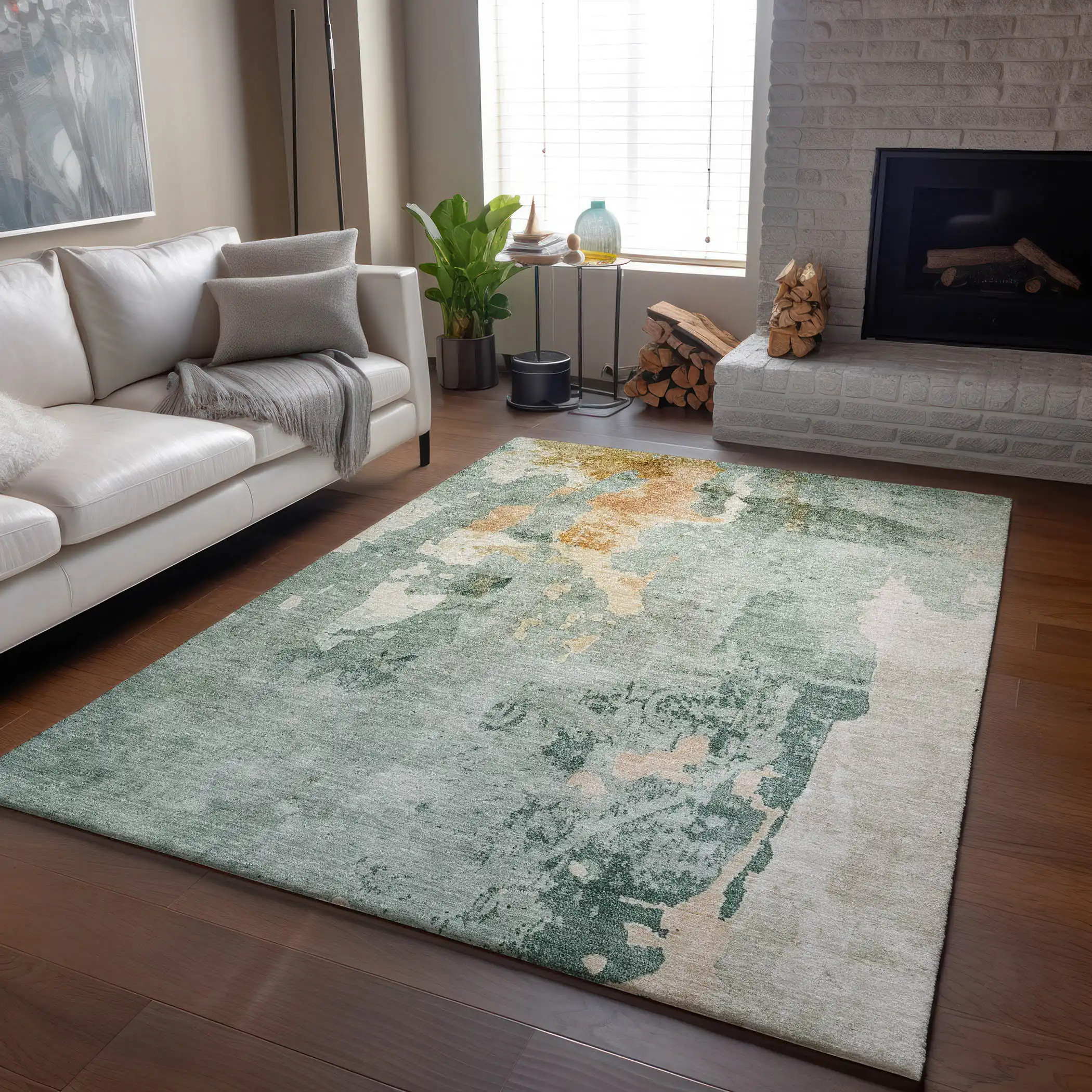 Dalyn Bresca BC1 Seafoam Area Rug - Carpet & Tile Mart