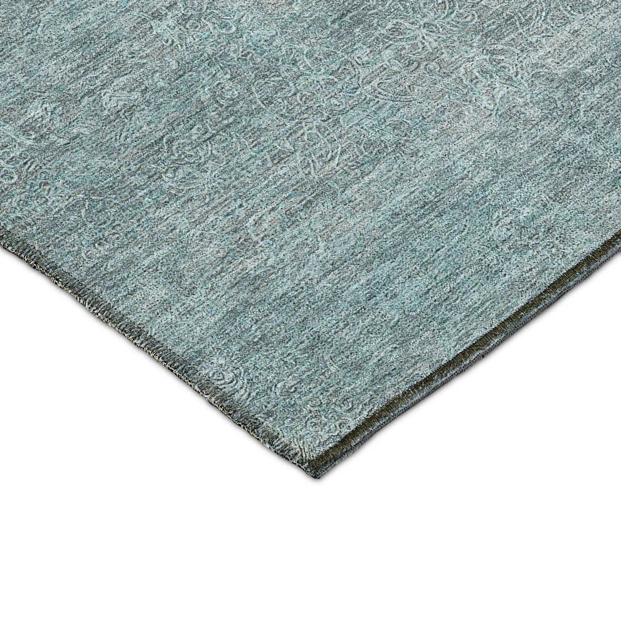 Dalyn Burano BU1 Seafoam Area Rug Corner
